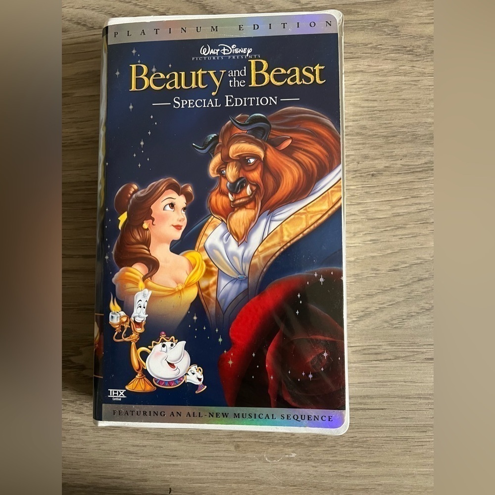 Vintage Walt Disney Beauty and the Beast Special Platinum Edition VHS